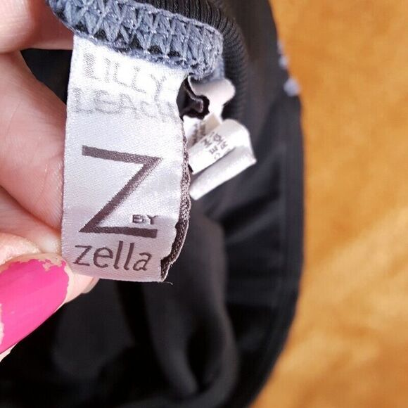 ZELLA Womens Shorts XS Blue Plaid Pull On Lined Workout Gym Running Active - Picture 6 of 10